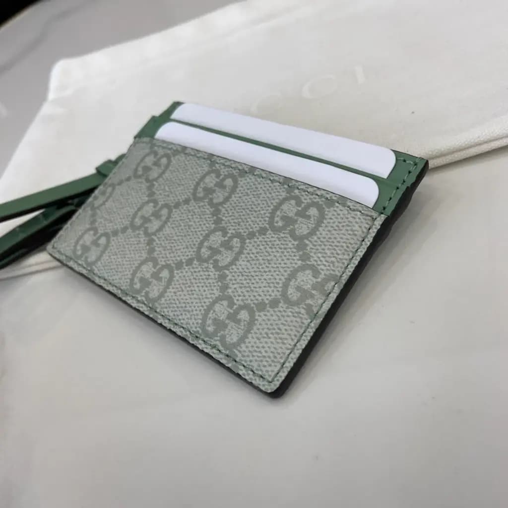 구찌 Gucci 디몬트 GG 엠블럼 카드 지갑 상세 이미지