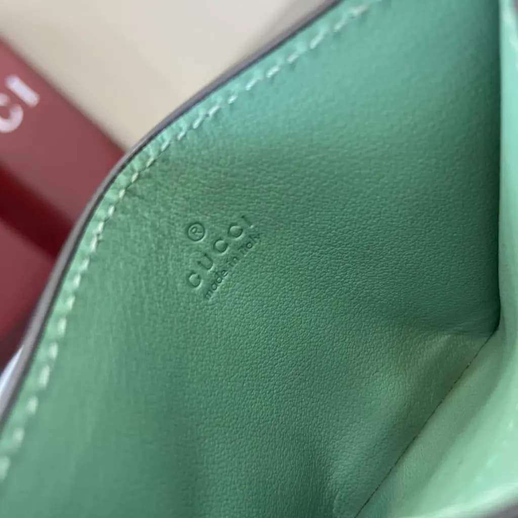 구찌 Gucci 디몬트 GG 엠블럼 카드 지갑 상세 이미지