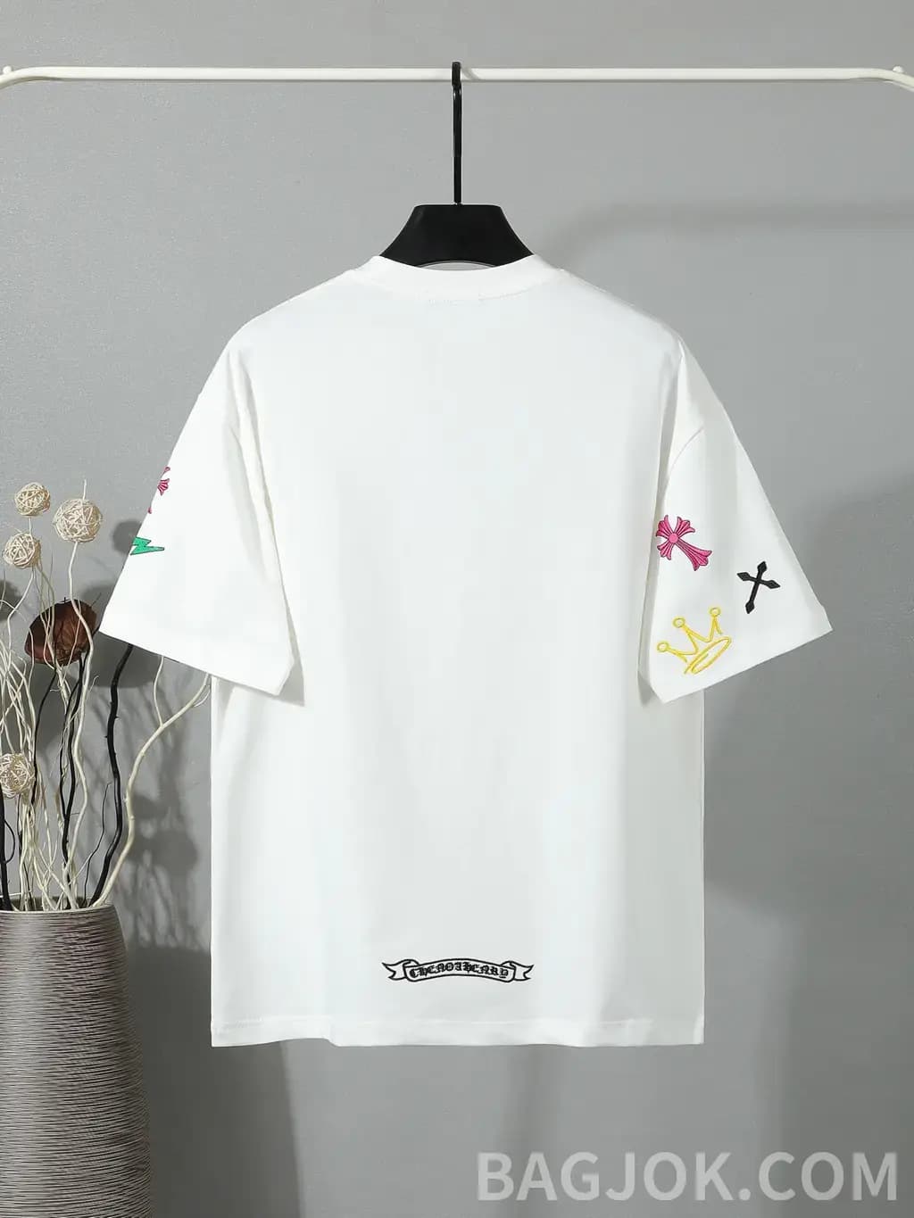 크롬하츠 크롬하츠 멀티 컬러 자수 반팔 티셔츠 상세 이미지