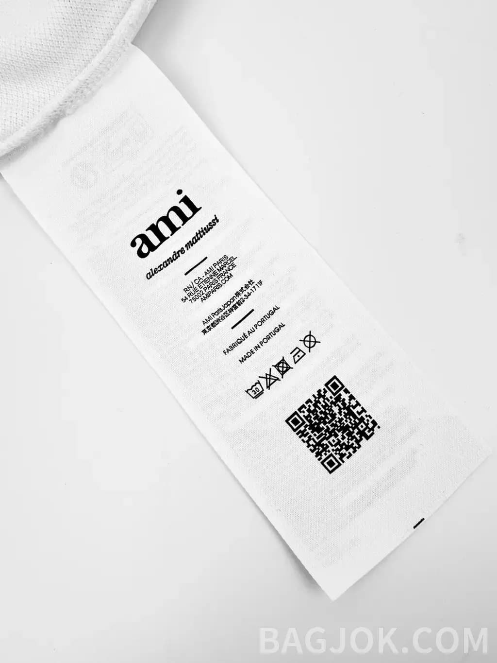 아미 아미 파리 하트 로고 자수 폴로 셔츠 상세 이미지