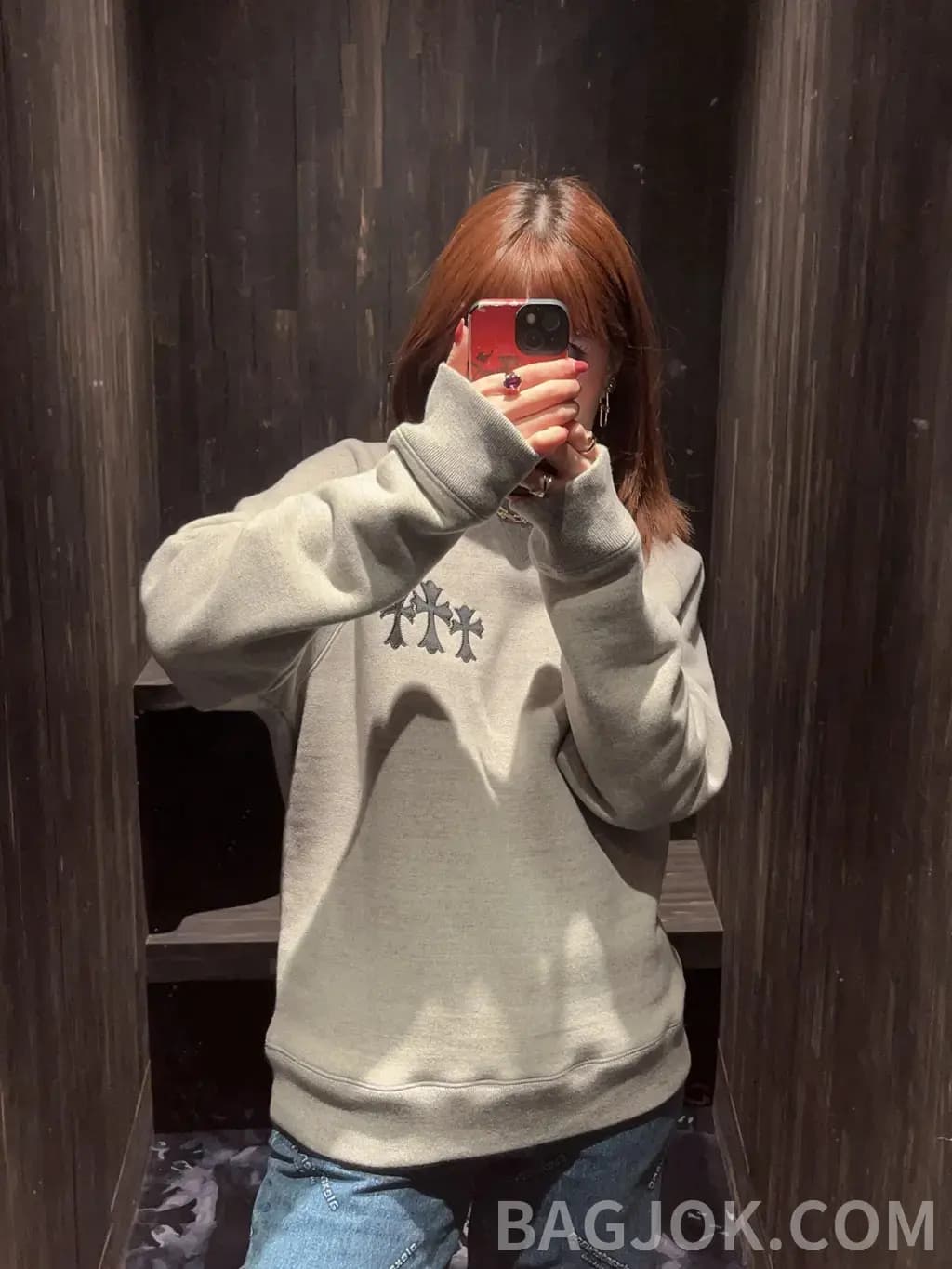 크롬하츠 크롬하츠 크로스 로고 헤비 맨투맨 상세 이미지