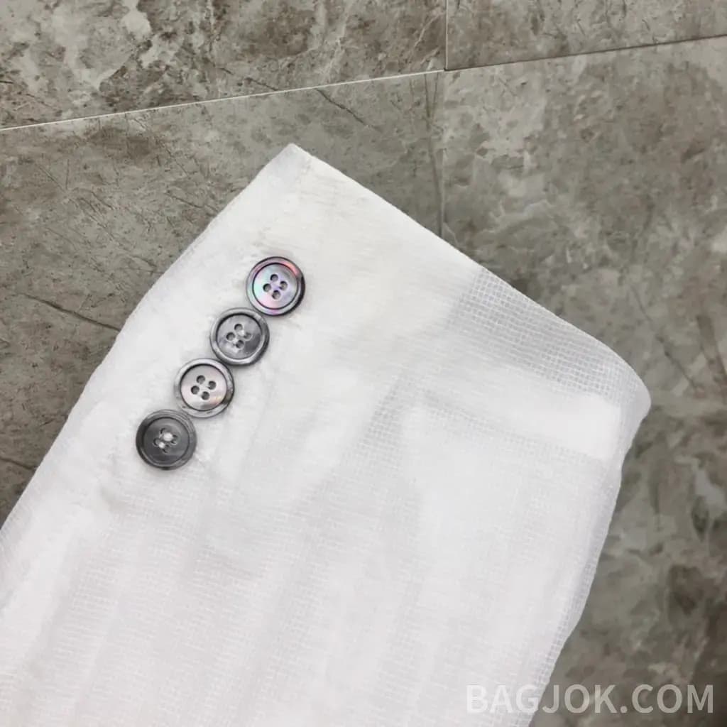 톰브라운 톰브라운 RWB 스트라이프 린넨 블레이저 상세 이미지