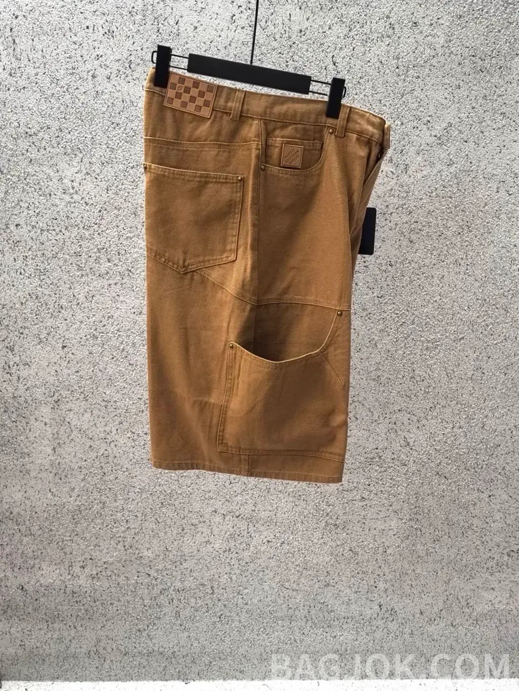 루이비통 루이비통 X 니고 콜라보 데님 카고 쇼츠 상세 이미지