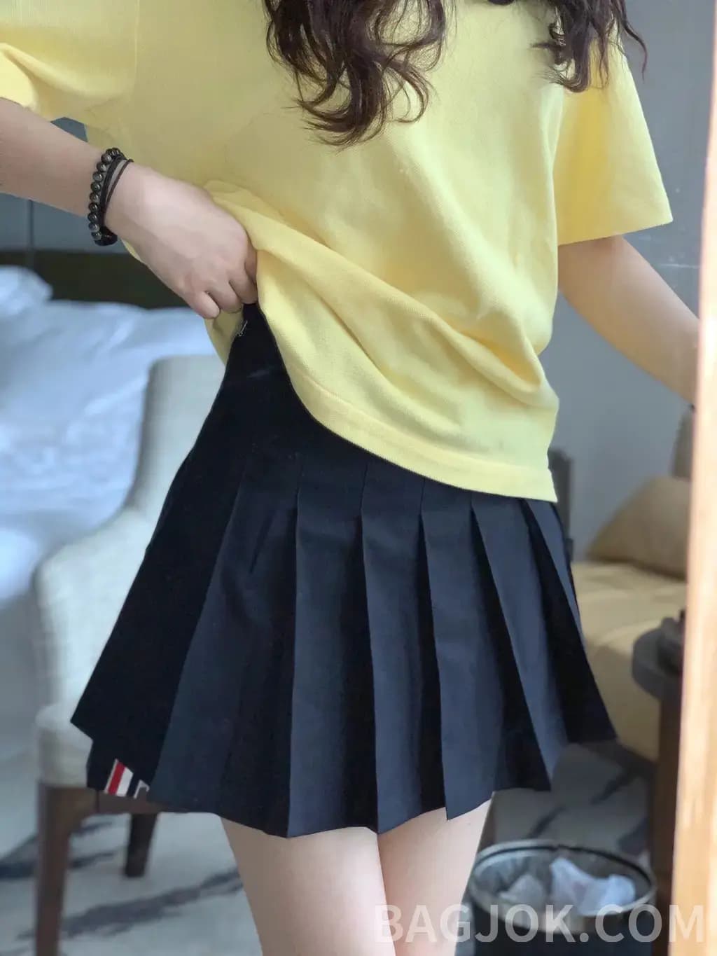 톰브라운 톰브라운 클래식 나이프 플리츠 미니 스커트 상세 이미지