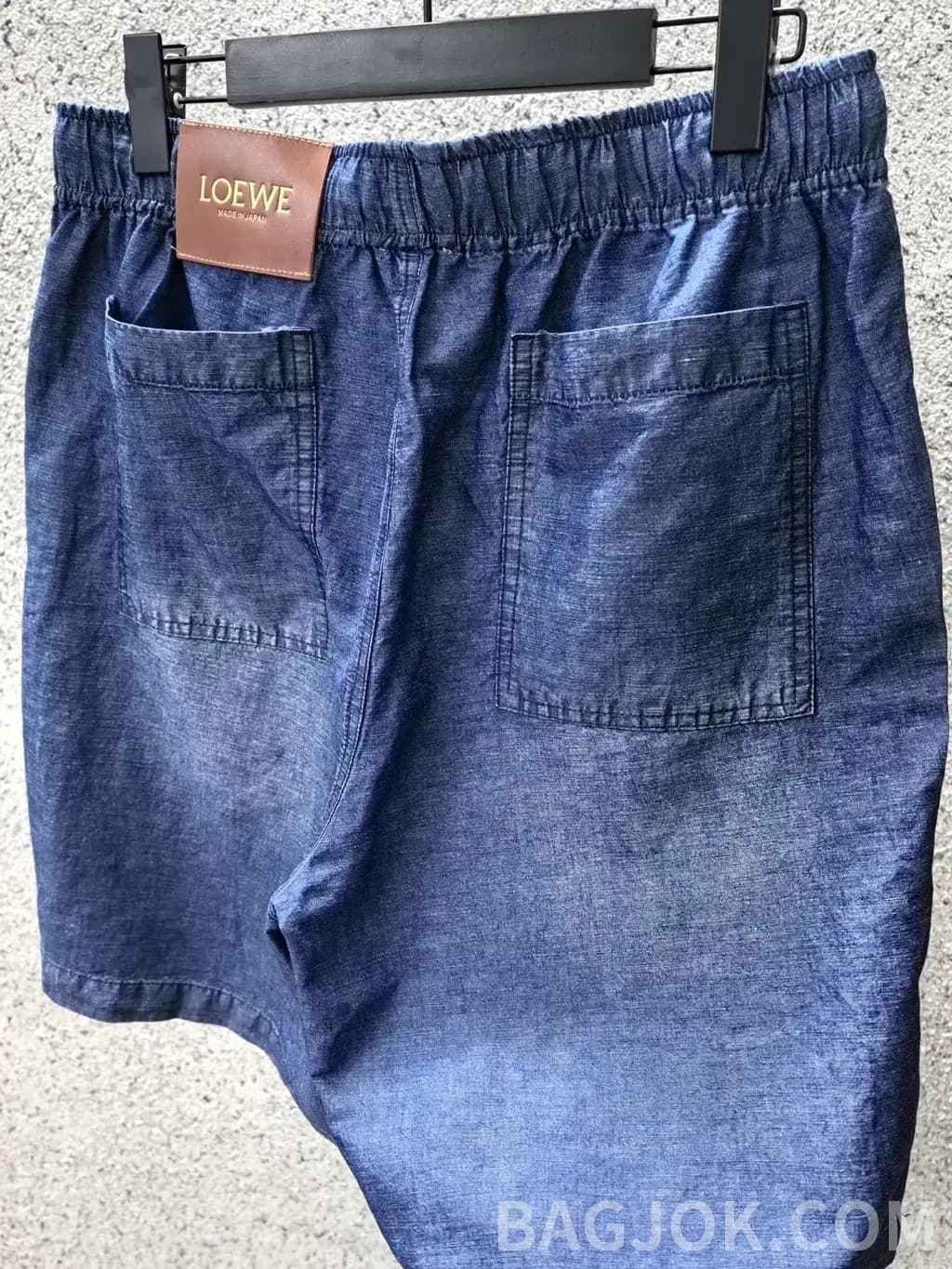 로에베 로에베 워싱 데님 숏팬츠 상세 이미지