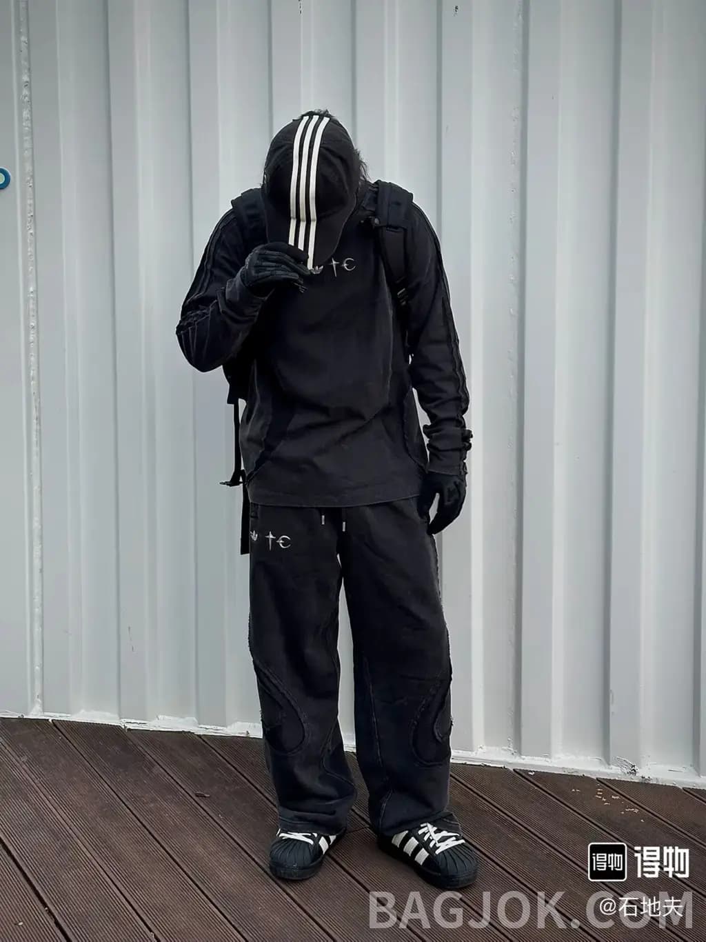 아디다스 아디다스 x 콜라보 워싱 트랙 팬츠 상세 이미지