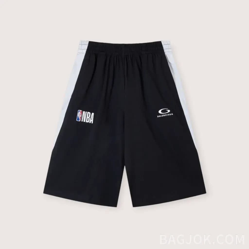 발렌시아가 × NBA 콜라보 사이드 패널 쇼츠_대표이미지