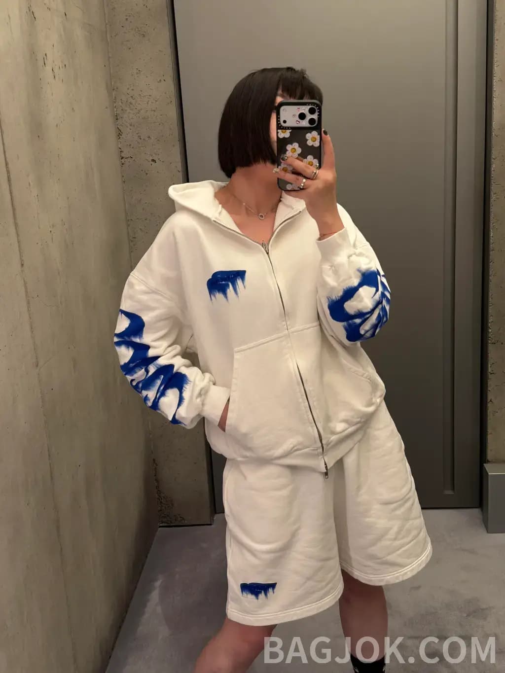 발렌시아가 발렌시아가 웨트 브러시 아트 숏팬츠 상세 이미지