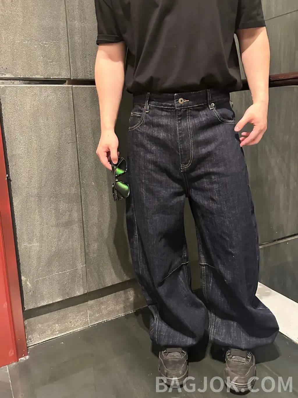 루이비통 로에베 와이드 데님 팬츠 상세 이미지