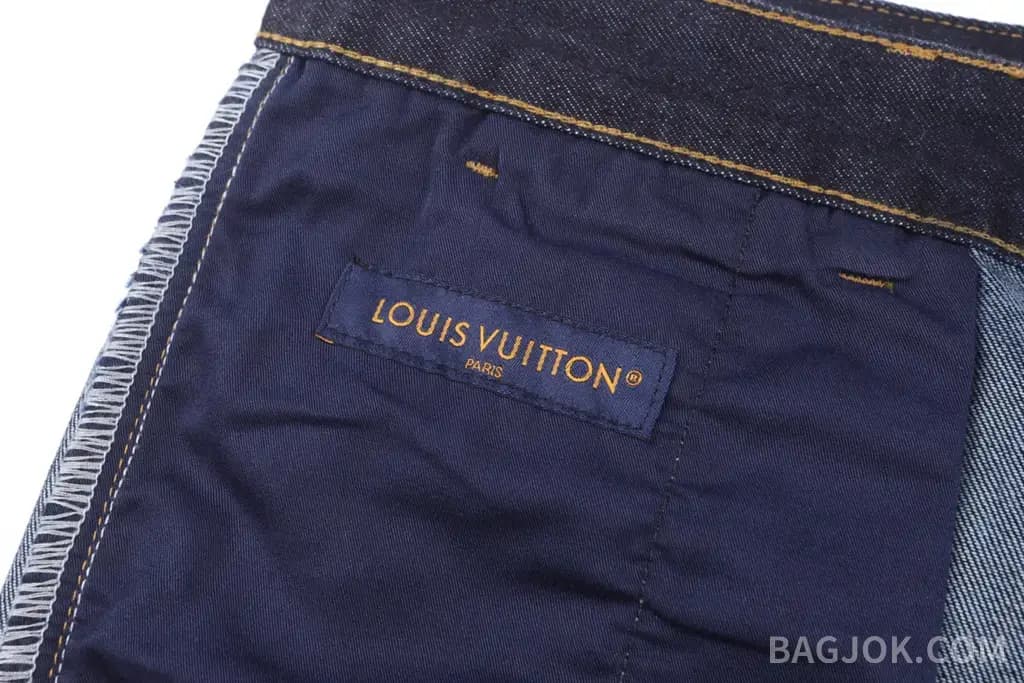루이비통 LOUIS VUITTON 워싱 데님 쇼츠 상세 이미지
