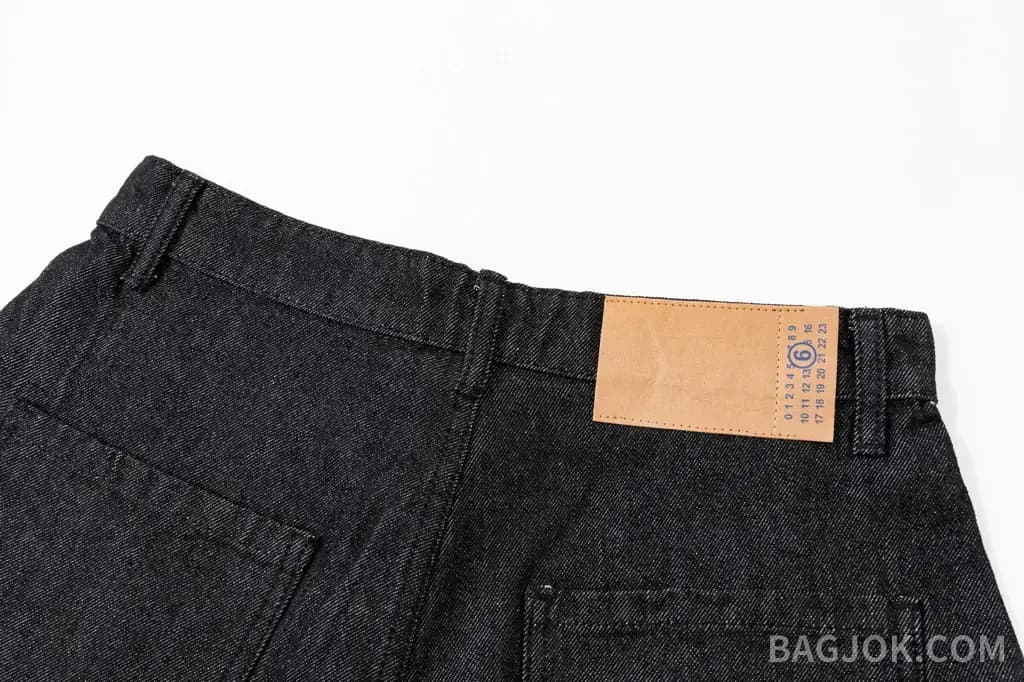 메종 마르지엘라 MAISON MARGIELA 넘버링 테이프 데님 쇼츠 상세 이미지