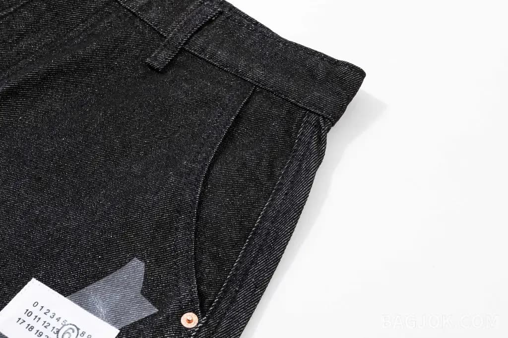 메종 마르지엘라 MAISON MARGIELA 넘버링 테이프 데님 쇼츠 상세 이미지