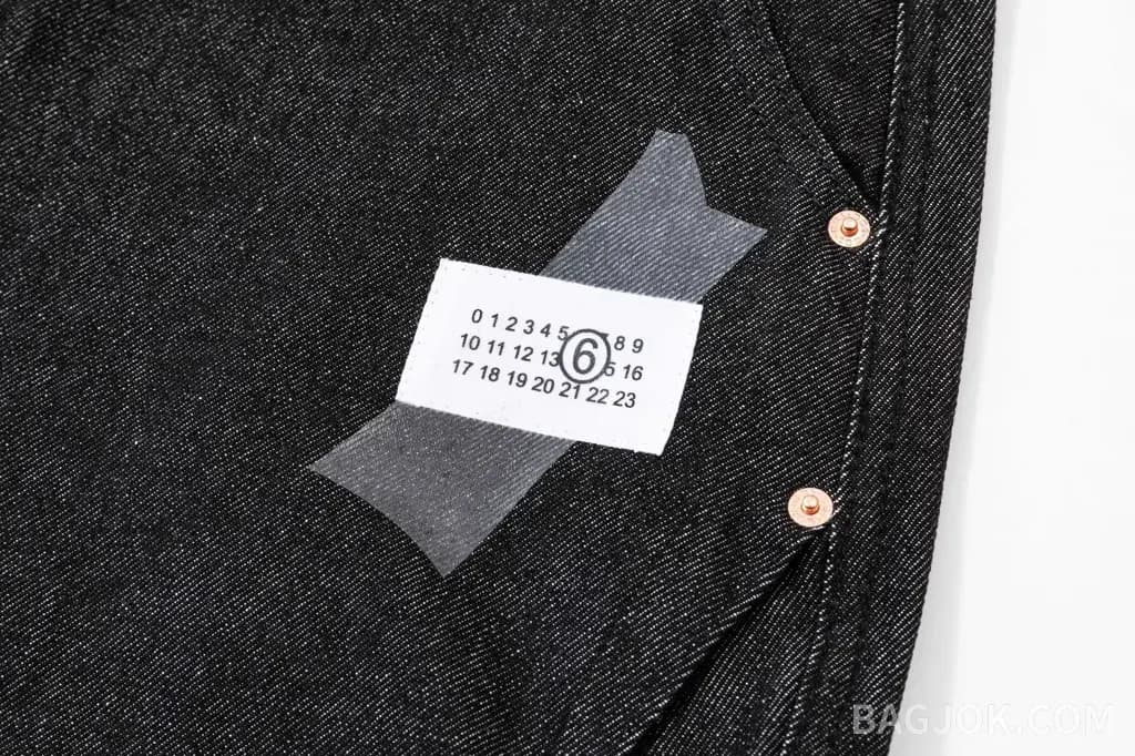 메종 마르지엘라 MAISON MARGIELA 넘버링 테이프 데님 쇼츠 상세 이미지