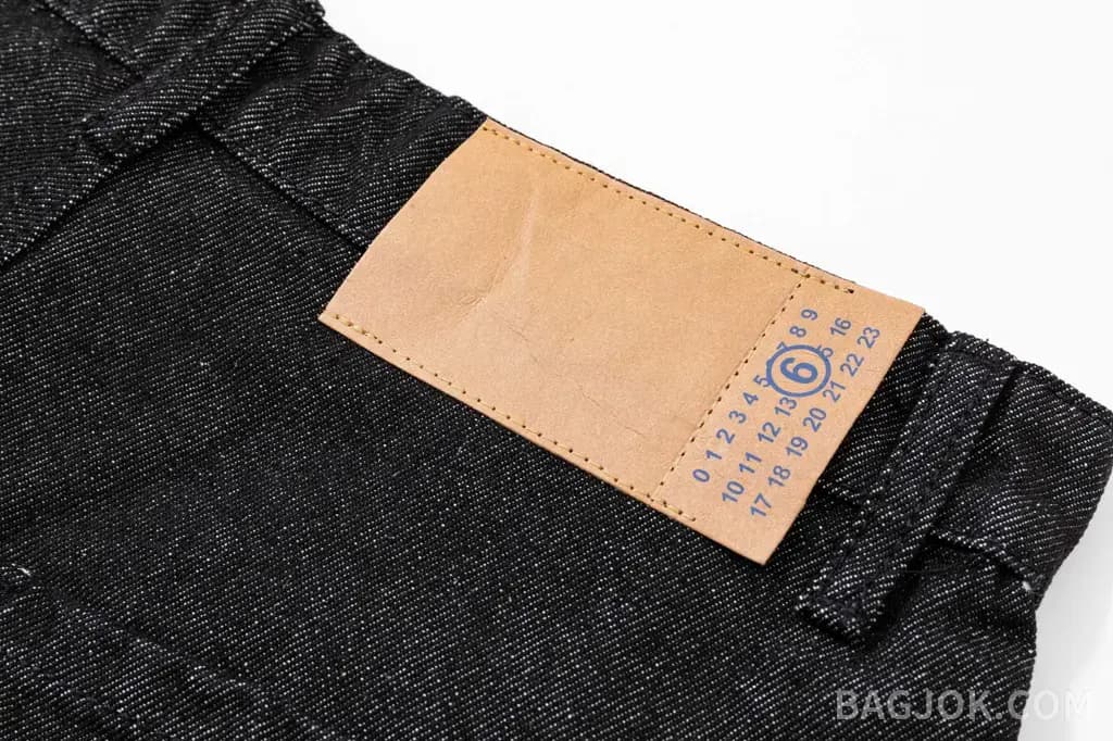 메종 마르지엘라 MAISON MARGIELA 넘버링 테이프 데님 쇼츠 상세 이미지