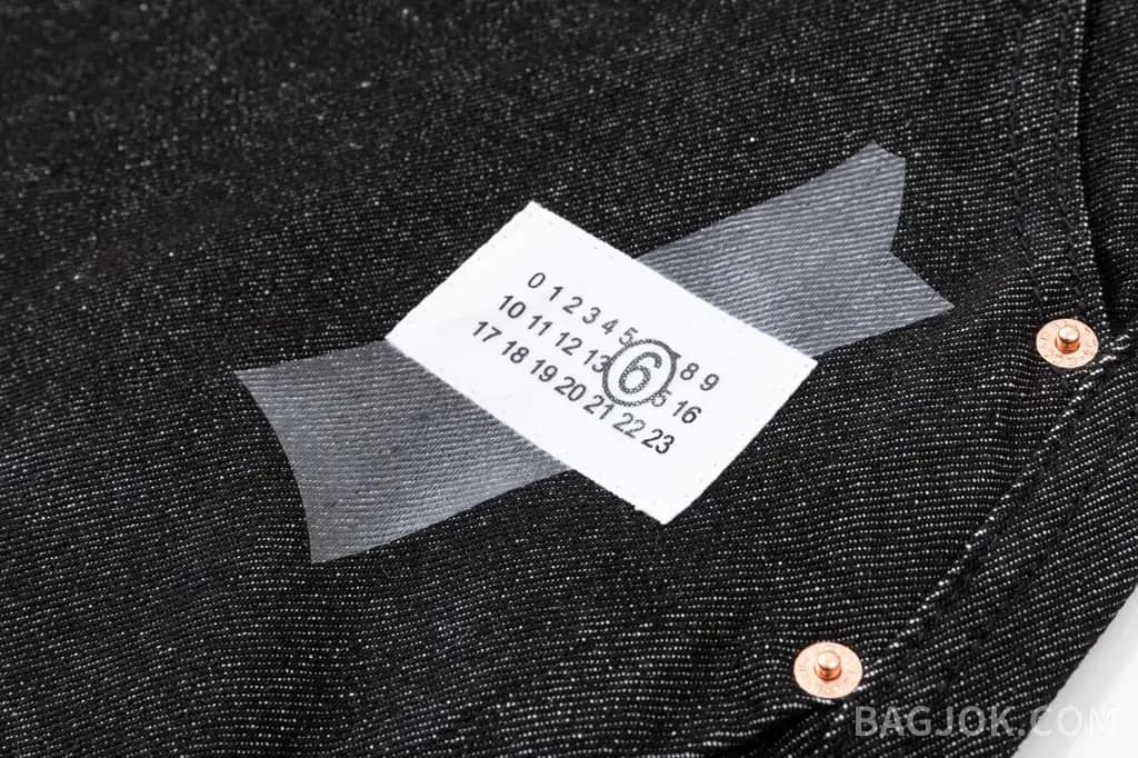 메종 마르지엘라 MAISON MARGIELA 넘버링 테이프 데님 쇼츠 상세 이미지