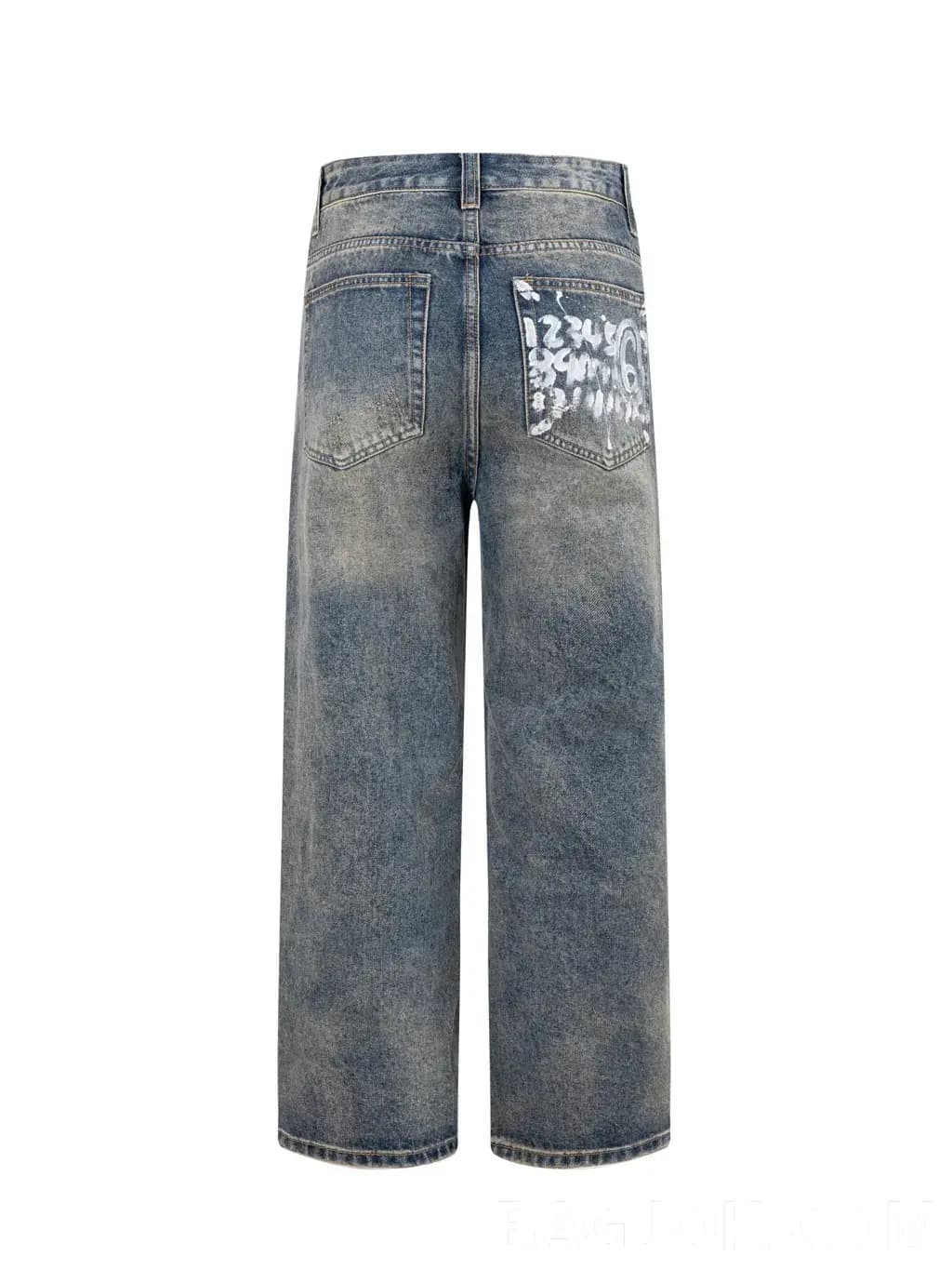 메종 마르지엘라 MAISON MARGIELA 넘버링 페인트 데님 팬츠 상세 이미지