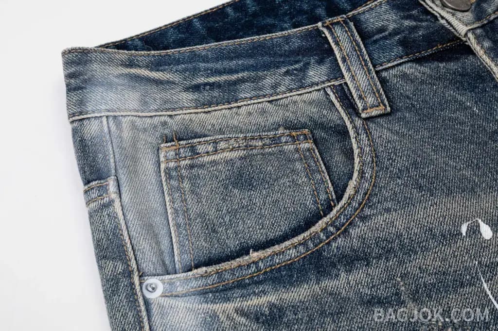 메종 마르지엘라 MAISON MARGIELA 넘버링 페인트 데님 팬츠 상세 이미지