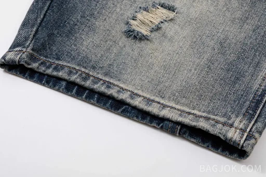 메종 마르지엘라 MAISON MARGIELA 페인트 스플래터 넘버링 데님 쇼츠 상세 이미지