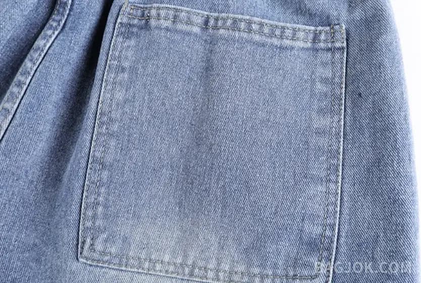 스톤아일랜드 STONE ISLAND 디스트레스드 데님 반바지 상세 이미지