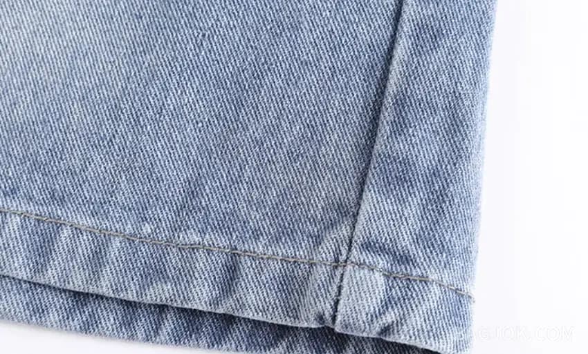 스톤아일랜드 STONE ISLAND 디스트레스드 데님 반바지 상세 이미지