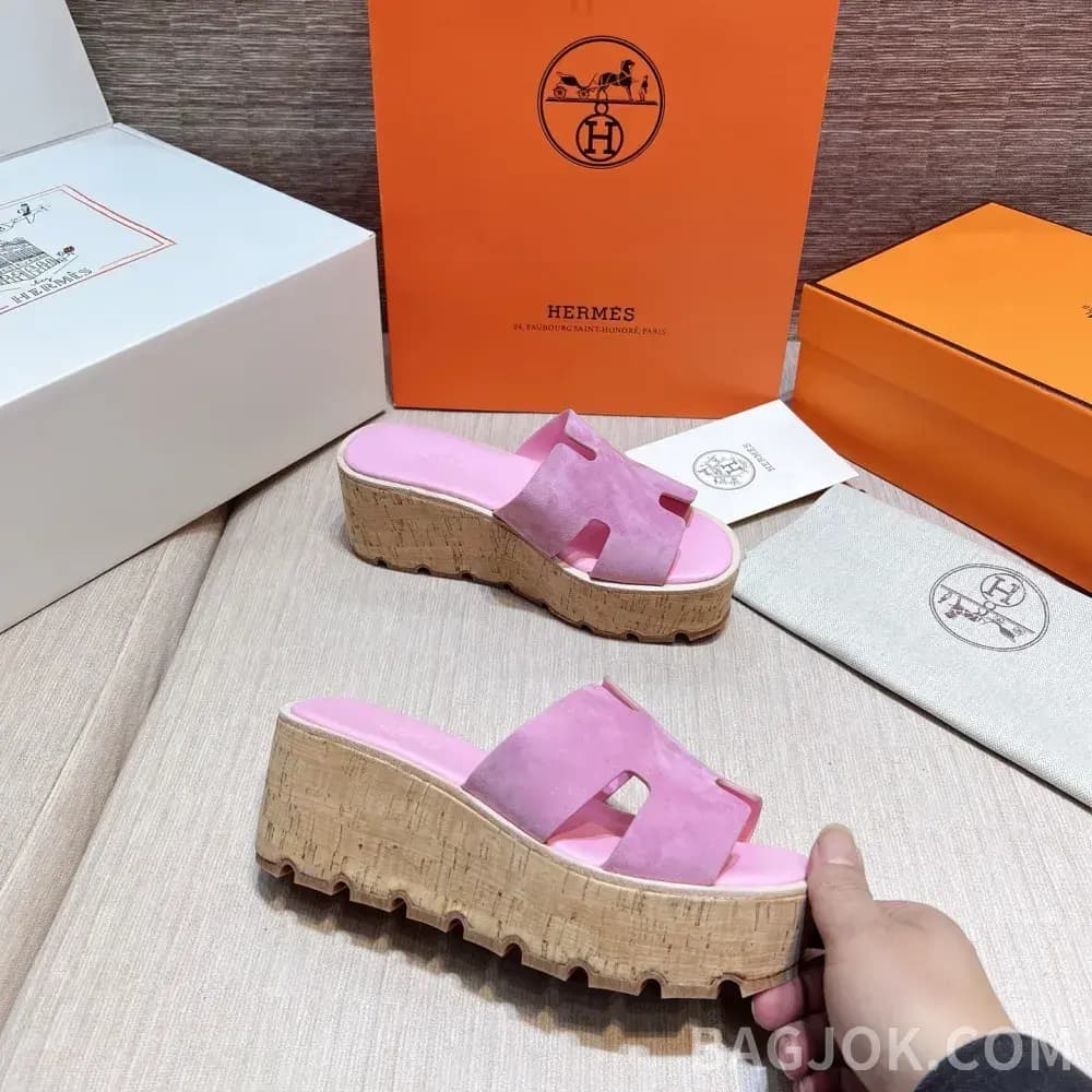 에르메스 에르메스 이지 웨지 뮬 슬리퍼 ver.1 (스웨이드) 상세 이미지