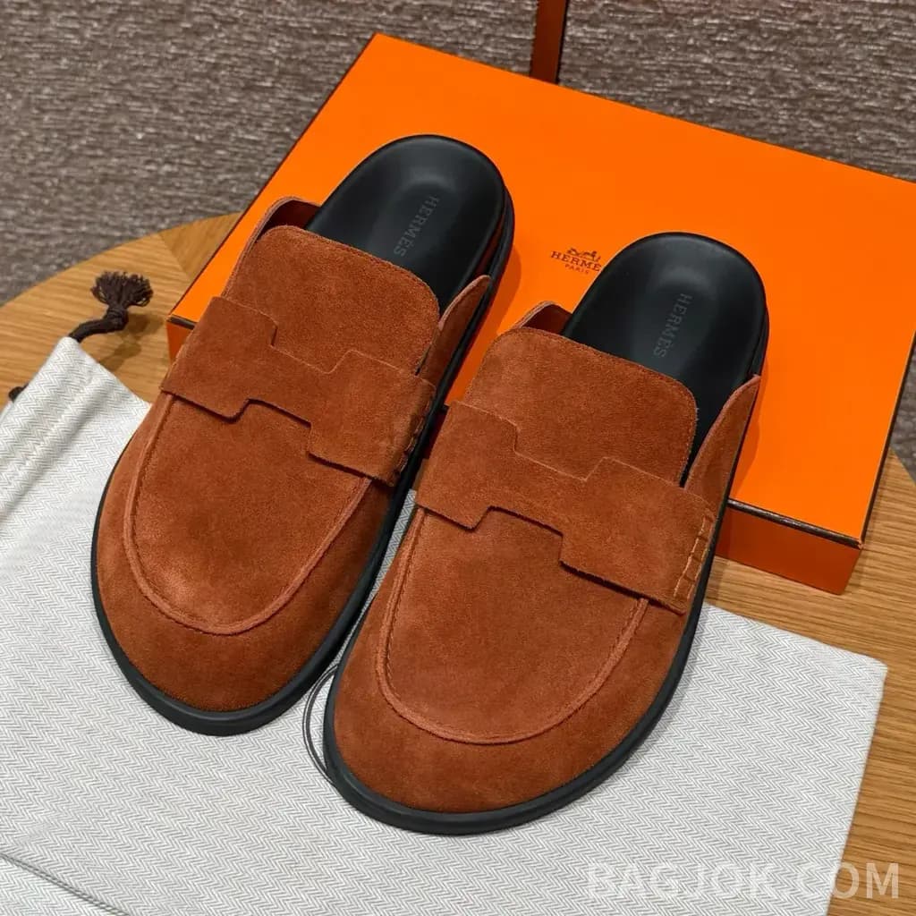 에르메스 에르메스 고(Go) 뮬 샌들(스웨이드) 상세 이미지