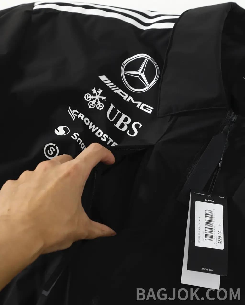 아디다스 ADIDAS x Mercedes-AMG PETRONAS F1 Team 재킷 상세 이미지