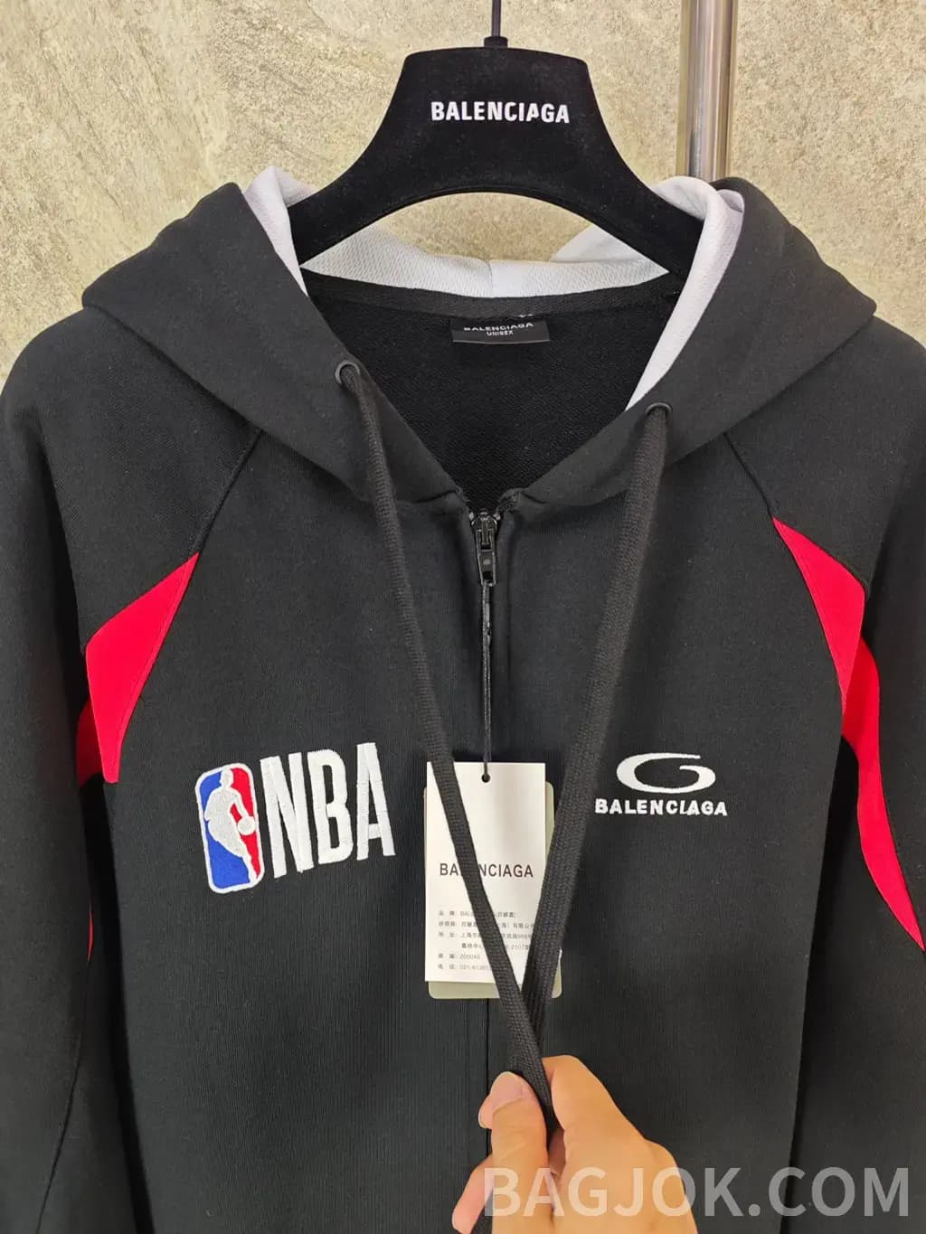 발렌시아가 BALENCIAGA x NBA Big Number Zip-up Hoodie 상세 이미지