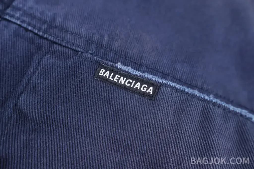 발렌시아가 BALENCIAGA 페이크 투피스 데님 자켓 상세 이미지