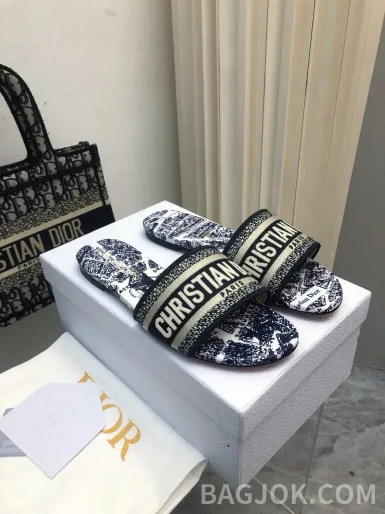디올 디올 디웨이 (DWAY) 슬리퍼 25SS 상세 이미지