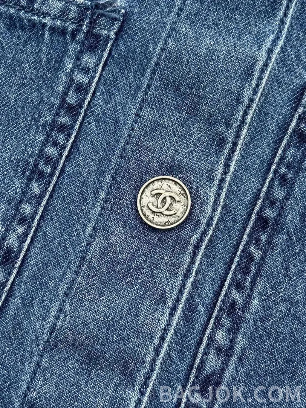 샤넬 CHANEL 데님 유틸리티 셔츠 상세 이미지