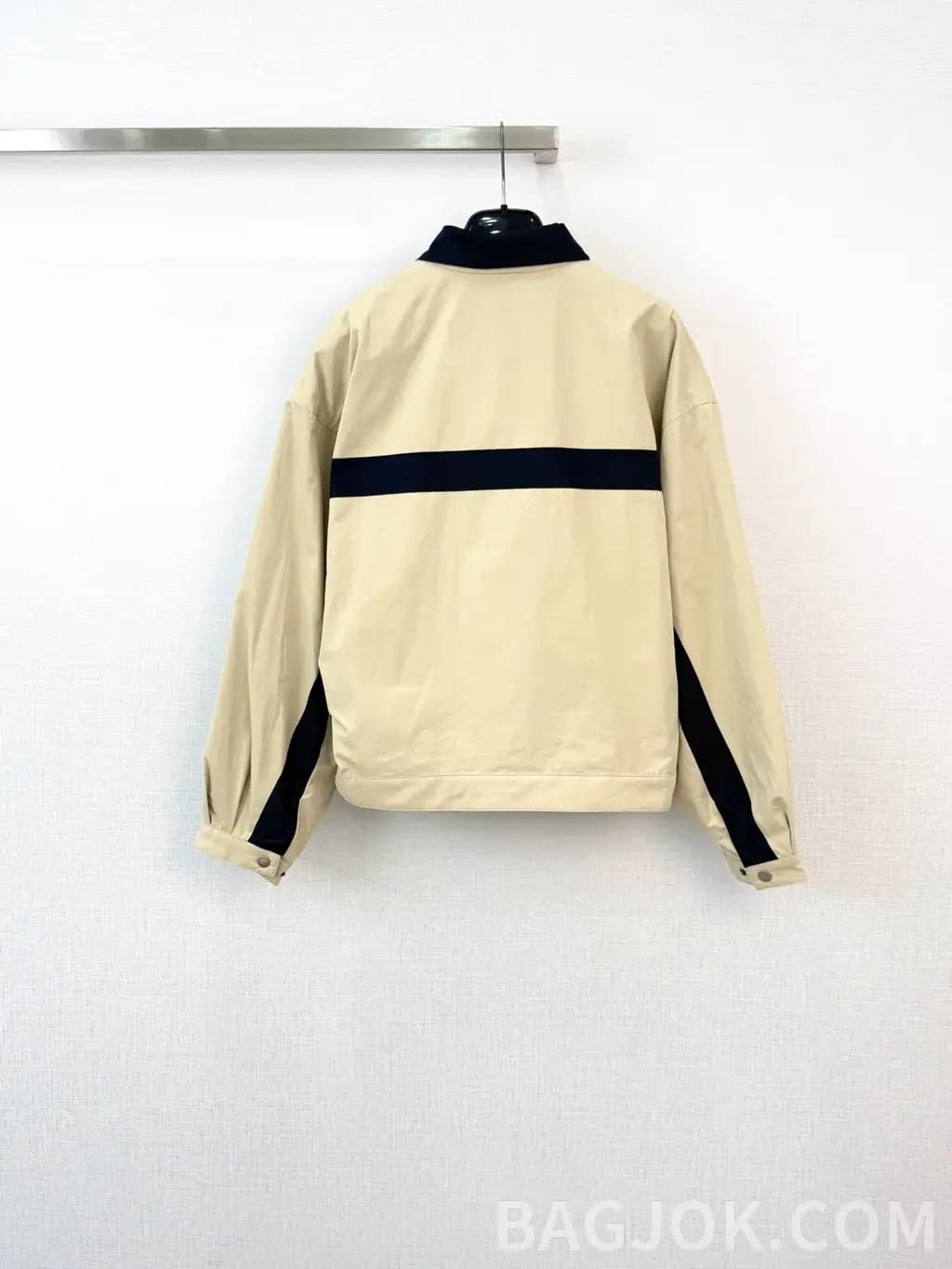 생로랑 SAINT LAURENT 컬러 블록 스트라이프 집업 자켓 상세 이미지
