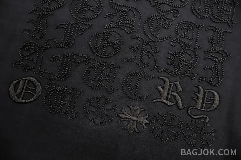 크롬하츠 CHROME HEARTS 올오버 자수 헤비웨이트 티셔츠 상세 이미지