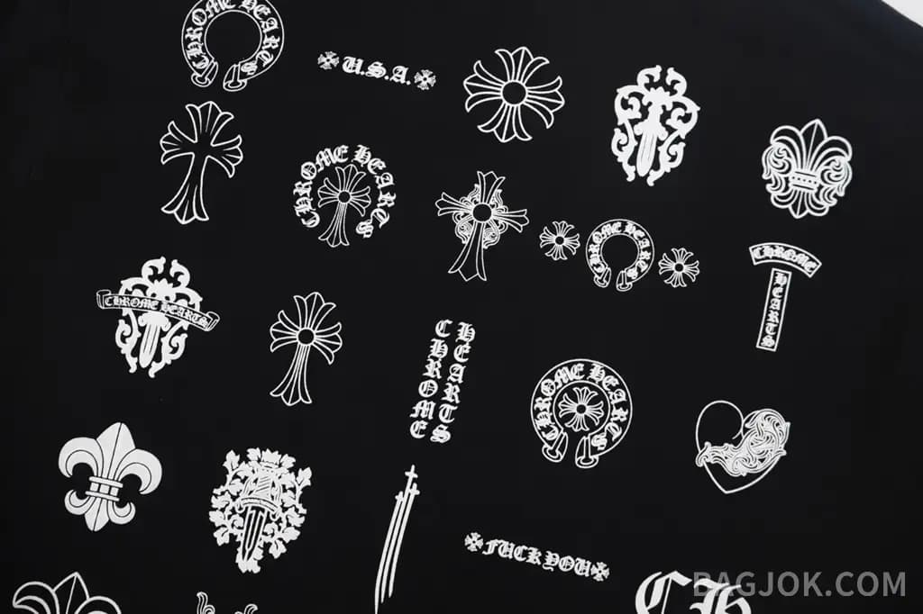 크롬하츠 CHROME HEARTS 올오버 프린트 그래픽 반팔 티셔츠 상세 이미지