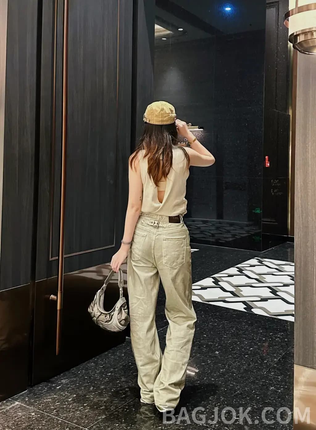 로에베 LOEWE 클라우드 다이 스모키 데님 팬츠 상세 이미지