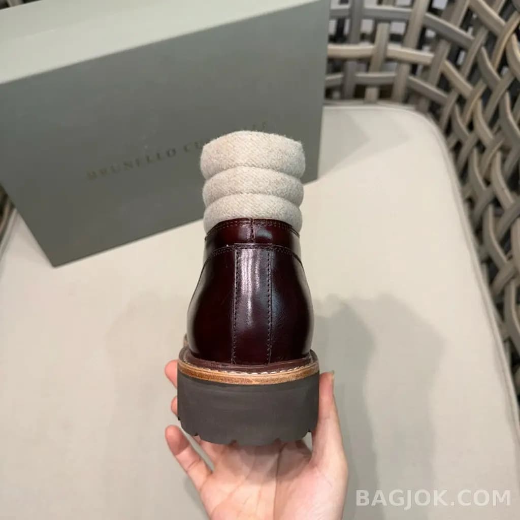 보스넬로쿠치넬리 보스넬로 쿠치넬리 앵클 부츠 상세 이미지