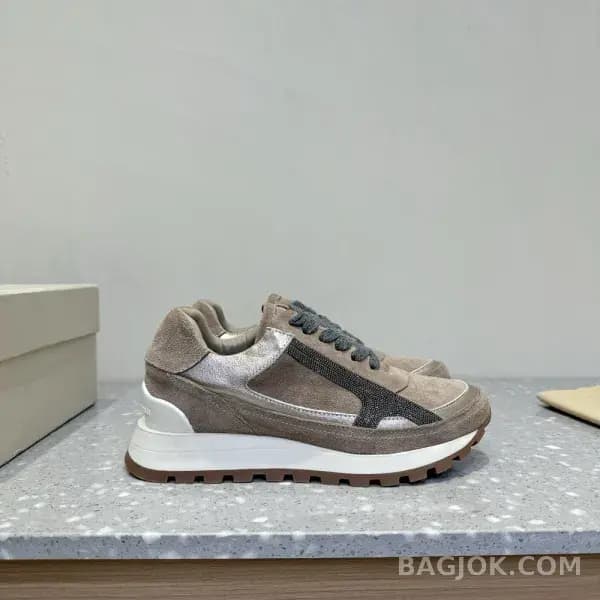 보스넬로쿠치넬리 보스넬로 쿠치넬리 크로스 패널 스니커즈 상세 이미지