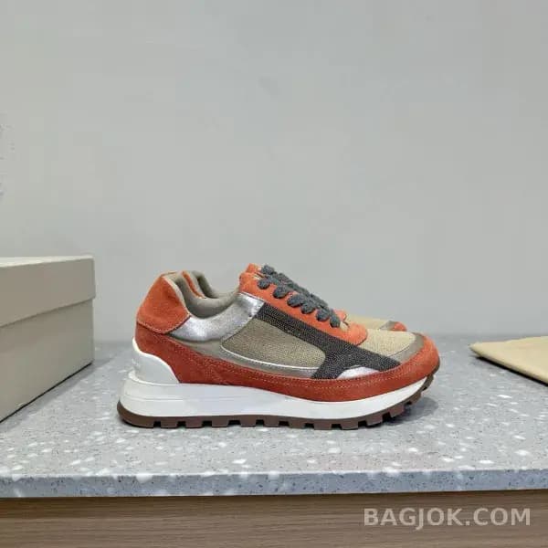 보스넬로쿠치넬리 보스넬로 쿠치넬리 크로스 패널 스니커즈 상세 이미지