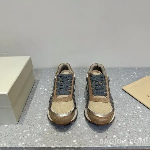 보스넬로쿠치넬리 보스넬로 쿠치넬리 크로스 패널 스니커즈 상세 이미지