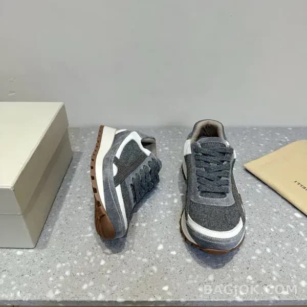 보스넬로쿠치넬리 보스넬로 쿠치넬리 크로스 패널 스니커즈 상세 이미지