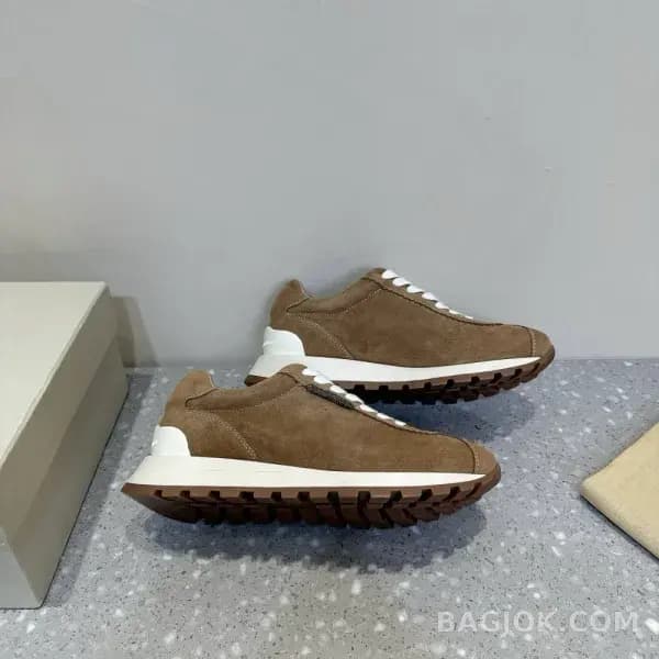 보스넬로쿠치넬리 보스넬로 쿠치넬리 콘트라스트 패널 러너 스니커즈 상세 이미지