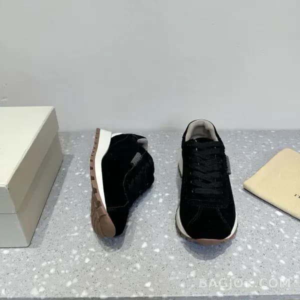 보스넬로쿠치넬리 보스넬로 쿠치넬리 콘트라스트 패널 러너 스니커즈 상세 이미지
