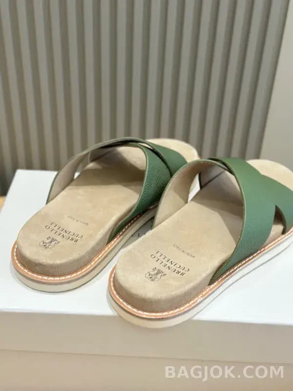 보스넬로쿠치넬리 보스넬로 쿠치넬리 크로스 스트랩 슬리퍼 상세 이미지